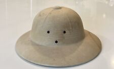 Vintage 1940's Pith Hat Safari Hat Helmet Military Army