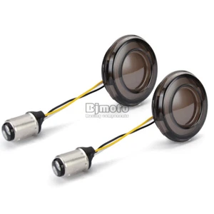 1157 Bullet LED Turn Signal Light For Harley Softail Fat Bob Heritage Street Bob - Imagen 1 de 21