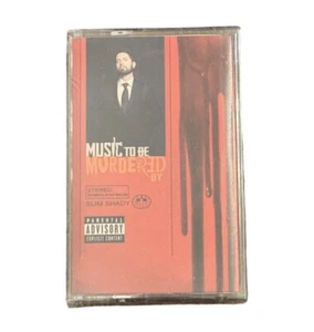 Eminem Music To Be Murdered By Black Cassette Tape NEW SEALED - Picture 1 of 4