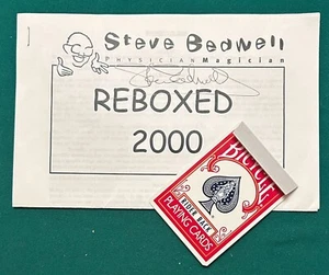 Steve Bedwell autografiado reenvasado 2000 - Imagen 1 de 1