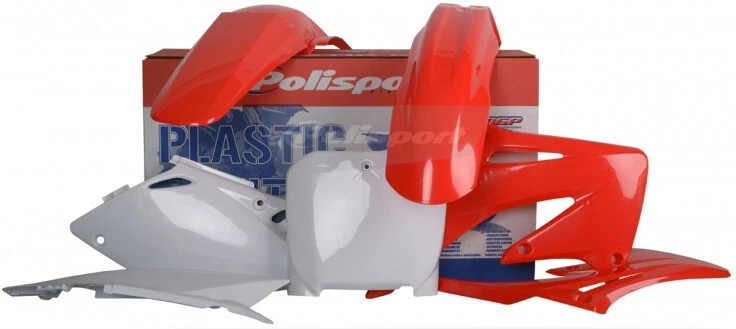 POLISPORT HONDA CRF250R 02-03 COMPLETE OEM COLOR PLASTIC FENDER KIT - Image 1 of 1