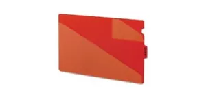 SMEAD Endlasche Poly Out Führungen - 8,5" x 14" - 50/Box - rot Teiler (61970) - Bild 1 von 1