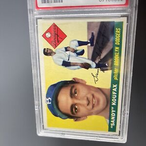 1955 Topps Sandy Koufax PSA 7 Dodgers #123   11416