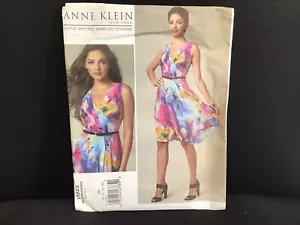 Vestido VOGUE V1223 Patrón Costura Misses ANNE KLEIN 8 10 12 14 SIN CORTAR Nuevo - Imagen 1 de 4