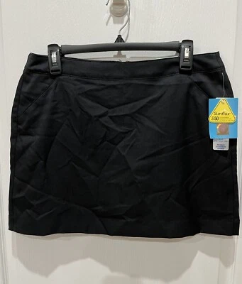 Falda corta PGA Tour para mujer talla 8 negra Sunflux golf/tenis UPF 50 nueva Foto 1 de 4