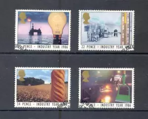 1986 GB, Industry Year, Fine Used Set of Stamps, SG 1308-11 #7 - Picture 1 of 1