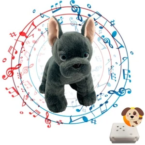 Freddie the Frenchie 8" Stuffed Dog Toy with Pre-Recorded Dog Sound - Picture 1 of 6