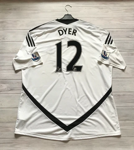 Swansea City 2011 - 2012 Home football shirt jersey Adidas size 3XL #12 Dyer Cover