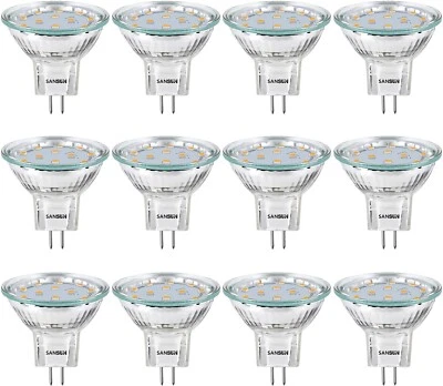 3W MR11 LED Landscape Light Bulbs, Low Voltage 12V 20W Halogen Replacement - Image 1 of 4