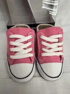 Converse CT AS Cribster Mid Pink Natural Ivory Baby Girl Shoes US Size 1, 3, 5 - Picture 1 of 4