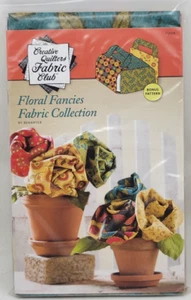 Creative Quilters Fabric Club Floral Fancies Coll Benartex fat quarters 18x22 - Picture 1 of 7