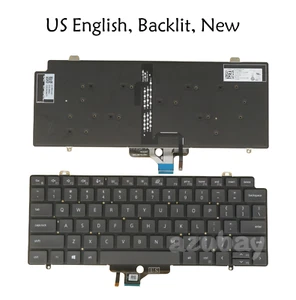 Tastiera laptop USA per DELL Latitude 7410, 7410 2 in 1, 14 7410 2 in 1, retroilluminata - Foto 1 di 6