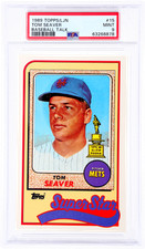 1989 Topps Ljn #15 Tom Seaver Baseball Talk PSA 9
