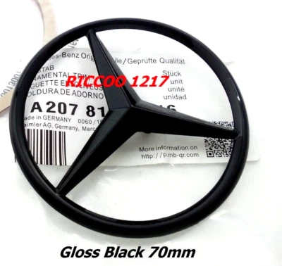 Rear star badge for Mercedes Benz E Class Coupe Convertible 2009-2016 A207 C207 - image 1 of 4