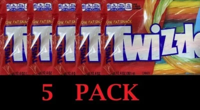 5x TWIZZLERS Twists RAINBOW Licorice Candy 12.4 oz Bag FREE SHIP - 5 PACK - Image 1 of 3
