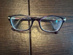 Coach HC 6065 Eyeglasses Frames 49 17 135 5288 Confetti Purple Glasses HC6065 - Picture 1 of 6