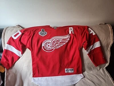 CAMISETA HENRIK ZETTERBERG REEBOK 2009 DETROIT RED WINGS STANLEY CUP TALLA XL Foto 1 de 4