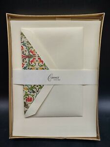 CRANE'S Set of 20 Blank Notecards & Envelopes - Unused Floral Stationery 