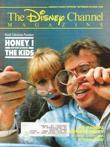 DISNEY CHANNEL MAGAZINE-SEPTEMBER 1990-THE PARTY-MINNIE & ME ACTIVITY-MORE - Picture 1 of 5