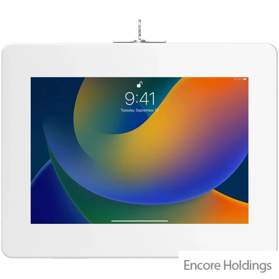 CTA Digital 11 Inches Tablet Wall Mount - White - Premium Locking - PAD-PARAWW - Image 1 of 1