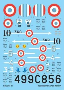 Potez 63-11 - 48091 - decals - Picture 1 of 2