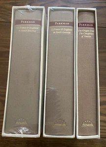 Francis Parkman 3 Volume set The Library of America 1990s HC Slipcase - Bild 1 von 8