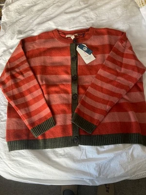 Seasalt Women's Regular Pinwell Striped Cardigan Made With Lambswool Bright Shap - Image 1 of 3