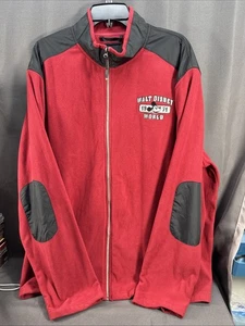 Disneyland Resort Adult Fleece Jacket 1971 Embroidered Logo Mickey Mouse XXL - Picture 1 of 13