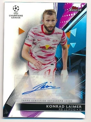 KONRAD LAIMER 2022 TOPPS FINET UEFA CHAMPIONS LEAGUE #BA-KL AUTO AUTOGRAPH MINT - Image 1 of 2