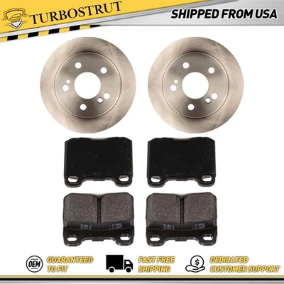 Rotores de freno traseros originales pastillas de freno para Mercedes-Benz 190D 1984-1989 Foto 1 de 4