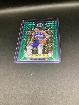 2022-23 Mosaic basketball #208 Ochai Agbaji Green Mosaic. - Image 1 of 2