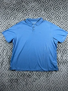 Tommy Bahama Shirt Mens 3XLB Blue Performance Stretch Breathable Light Weight - Picture 1 of 7