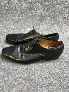 Lottusse Lane Crawford Black Leather Cap Toe Oxford Goodyear Welted UK 10, US 11 - Picture 1 of 9