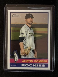 đŸ”¥Austin Gomber 2025 Topps Heritage #437 Chrome SP Colorado Rockies - Picture 1 of 2