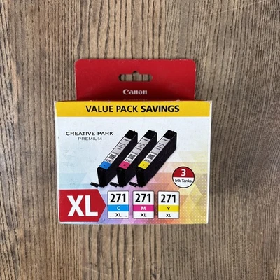 Новый подлинный - CANON 271XL цвет набор чернил - CLI-271XL 0337C005 запечатанный - Изображение 1 из 4