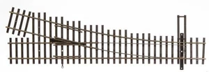 Walthers Track 948-70014 HO Scale Code 70 Nickel DCC Number 4 Turnout - Right - Picture 1 of 1
