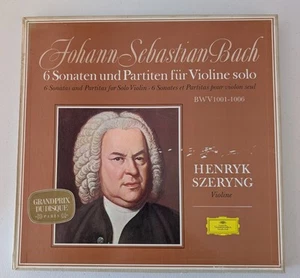 Szeryng Bach 6 Sonatas & Partitas for Solo Violin 1968 DGG Ed1 SLPM 139 270/2 - Picture 1 of 7
