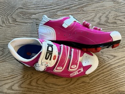 SIDI Trace Talla 39 Mujer Bicicleta de Carretera Ciclismo Zapatos Rosa Talla 8.5 Pelotón Foto 1 de 3