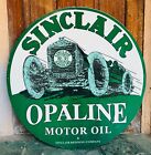 Vintage Porcelain Sinclair Opaline Motor Oil 30 Inches Advertising Enamel Sign