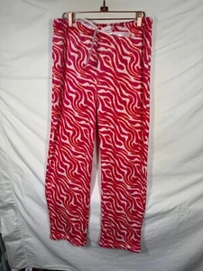 PANTS PIJAMAS YOUTH SIZE M PINK/RED - Picture 1 of 7