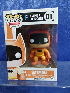 Pop Vinyl DC Super Heroes 01 MIB Batman Orange 2015 - Picture 1 of 5