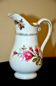 Vintage Bond Ware L&M Creamer Pitcher Moss Rose Cottage Core Shabby Chic 5.5" - Picture 1 of 9