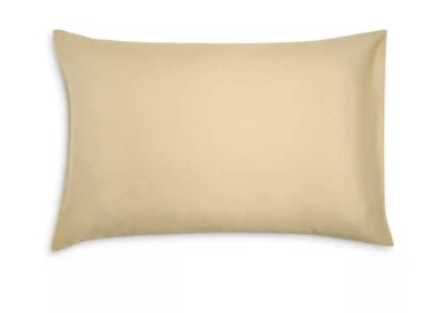 Donna Karan Essential Silky Stripe Collection Pillow Sham Gold - Standard Queen - Image 1 of 4