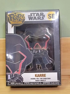 STAR WARS KARRE CHASE EXCLUSIVE FUNKO ENAMEL POP PIN 2022 RARE MIP! - Picture 1 of 4