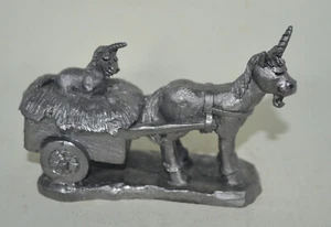 Zinn Einhorn Mini Schmuckschatulle 3" - Bild 1 von 5
