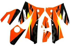 Decoración del depósito Calcomanía Pegatina Tanque Spoiler Fluid KTM SX 4 tiempos 05-06 - Imagen 1 de 1