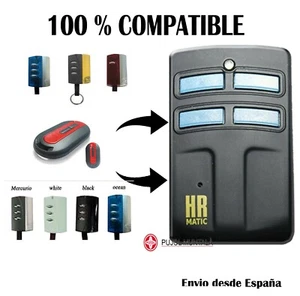 HR2 MD-7 MANDO DE GARAJE COMPATIBLE PUJOL MARTE P215 TWIN VARIO NEO OCEAN  - Imagen 1 de 3
