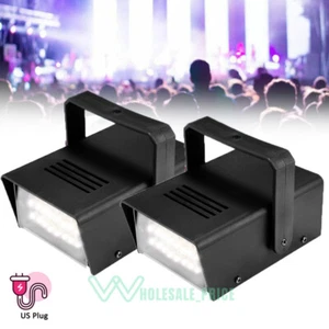 24 LED Disco Party Lights Strobe Led DJ Flash Stage Light Halloween Xmas Show - Picture 1 of 14
