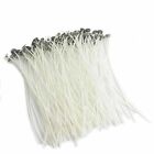 10 X Pre Waxed Wicks For Home Candle Making Cotton With Sustainers 15cm Long UK