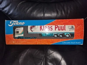 Tekno Scania R 2-axle Tractor & 3-Axle Fridge Trailer 1/50 Scale Die-Cast - Picture 1 of 11